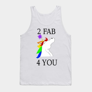 Fabulous Rainbow Unicorn Tank Top